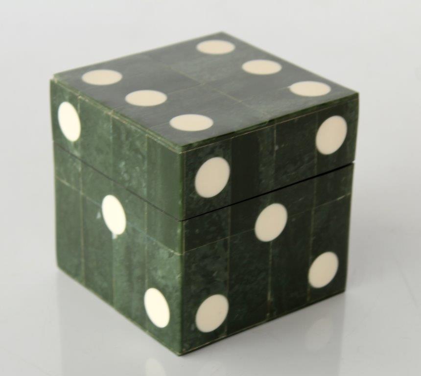 Green Box With 5 Dice